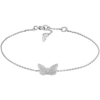 Montres & Bijoux Femme Bracelets Fossil Bracelet  papillon en argent 925 Blanc