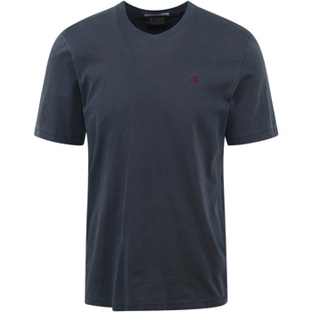 Vêtements Homme T-shirts & Polos Scotch & Soda Scotch & Soda T-Shirt Jersey Marine Bleu