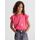 Vêtements Fille T-shirts & Polos Calvin Klein Jeans IG0IG02009 MONOGRAM CAP-XI1 PINK FLASH Rose