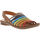 Chaussures Femme Sandales et Nu-pieds Karyoka Nu-pieds cuir Multicolore