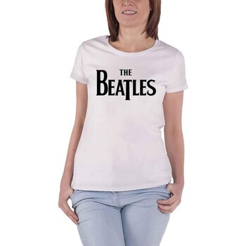 Vêtements Femme T-shirts manches longues The Beatles  Blanc