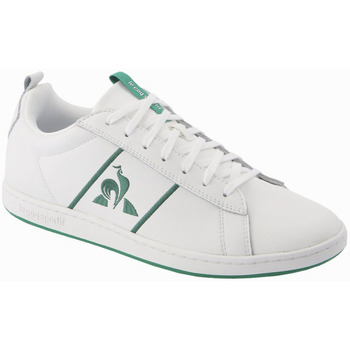 Chaussures Homme Baskets mode Le Coq Sportif Baskets - COURTCLASSIC SPORT - Blanc vert Blanc