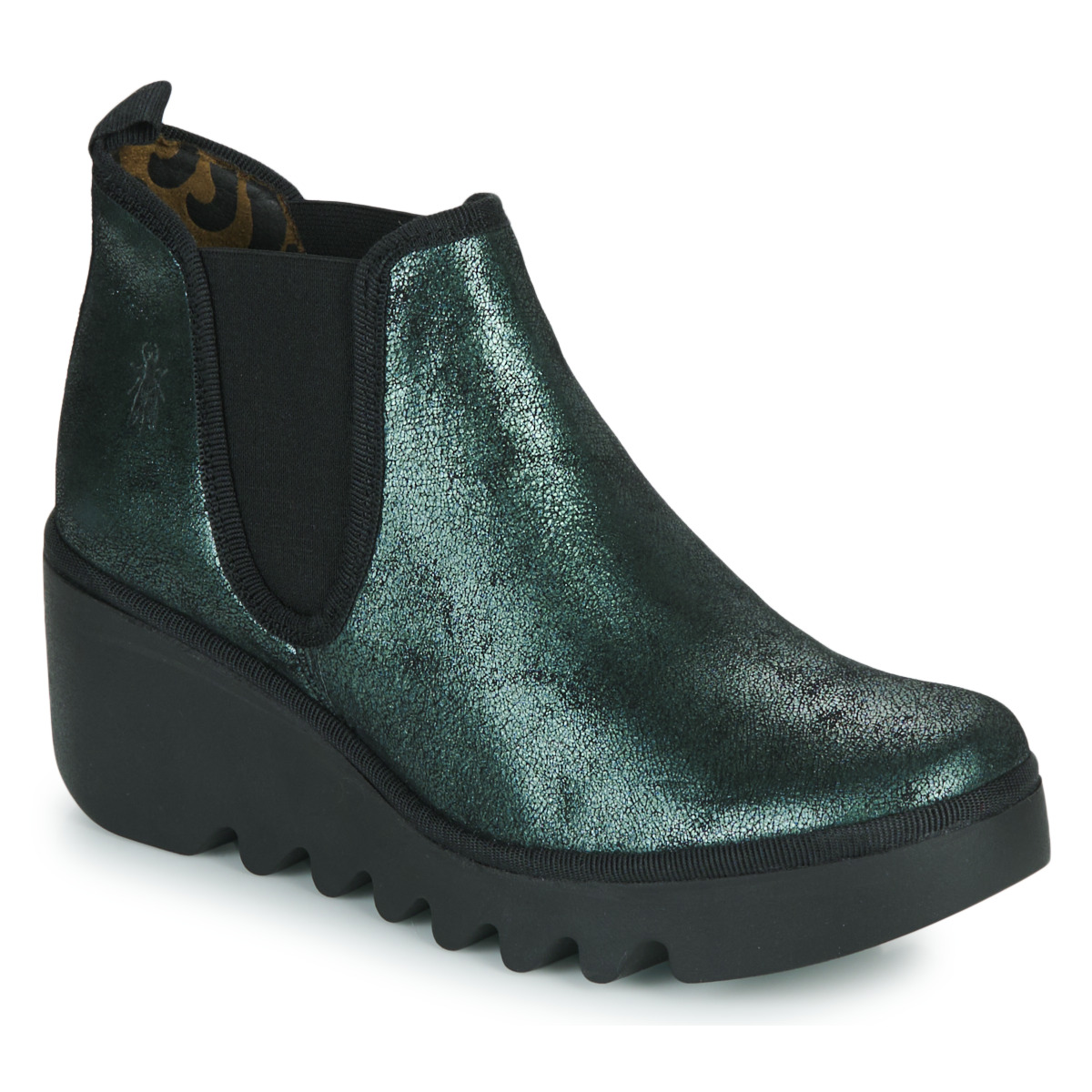 Chaussures Femme Boots Fly London BYNE Vert