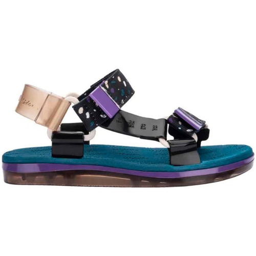 Chaussures Femme Sélection femme à moins de 70 Melissa Papete+Rider - Blue/Purple/Beige Multicolore