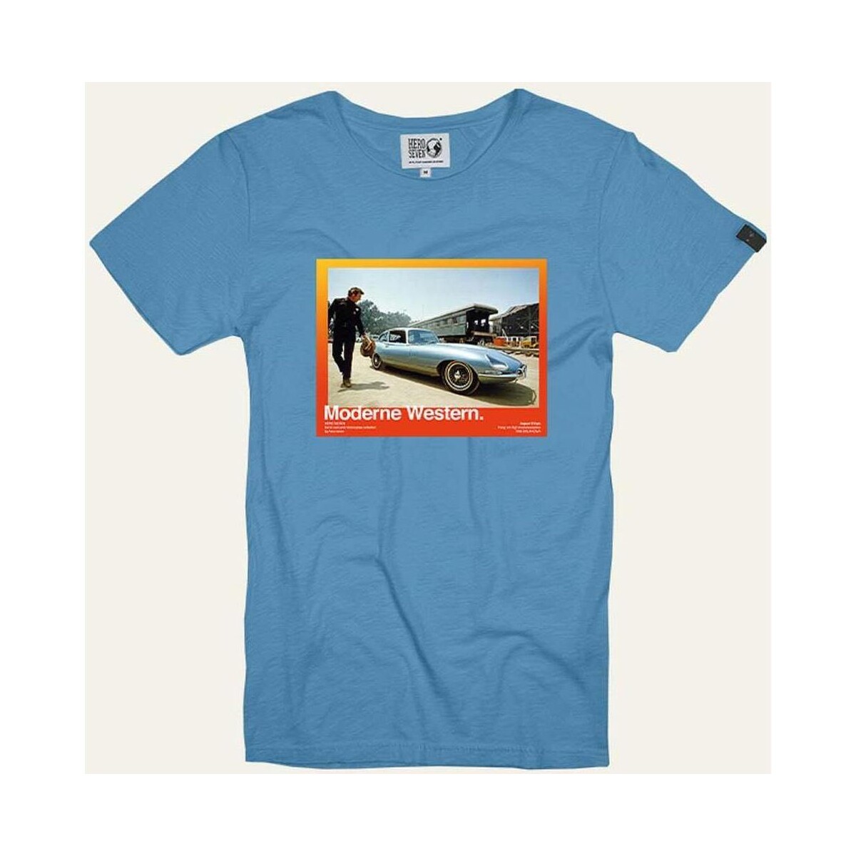 Vêtements Homme Débardeurs / T-shirts Axel manche Hero Seven WESTERN AIR BLUE Bleu