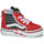 Chaussures Garçon Vans Suede & Flannel Pack for Holiday 2012 Featuring the Era and TD SK8-HI ZIP BOLT Noir / Rouge