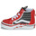 Chaussures Garçon Baskets montantes Vans TD SK8-HI ZIP BOLT Noir / Rouge