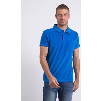 Vêtements T-shirts & Polos Ritchie Polo manches courtes éponge PIBARK Bleu royal