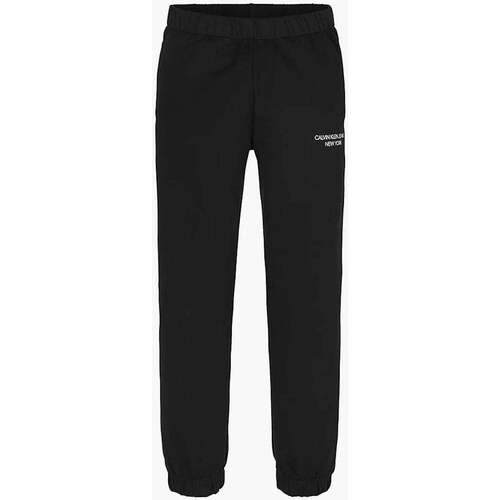 Vêtements Fille Pantalons de survêtement Calvin Klein Jeans pre Noir