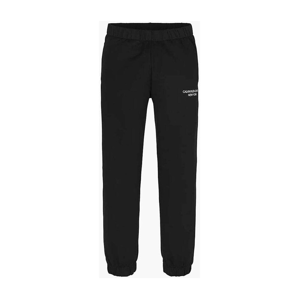 Vêtements Fille Pantalons de survêtement Calvin Klein Jeans  Noir