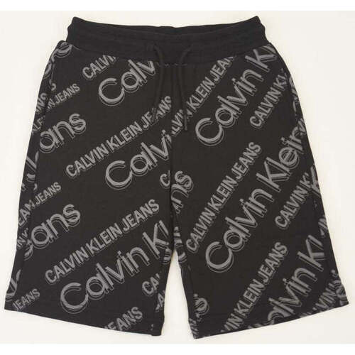 Vêtements Garçon Shorts / Bermudas Calvin Klein JEANS snake  Noir
