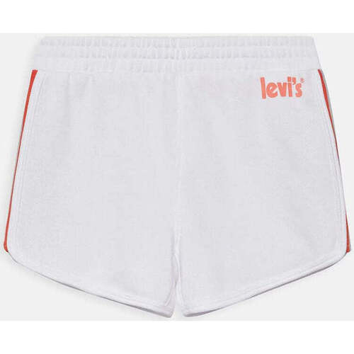 Vêtements Fille Shorts silk / Bermudas Levi's  Blanc
