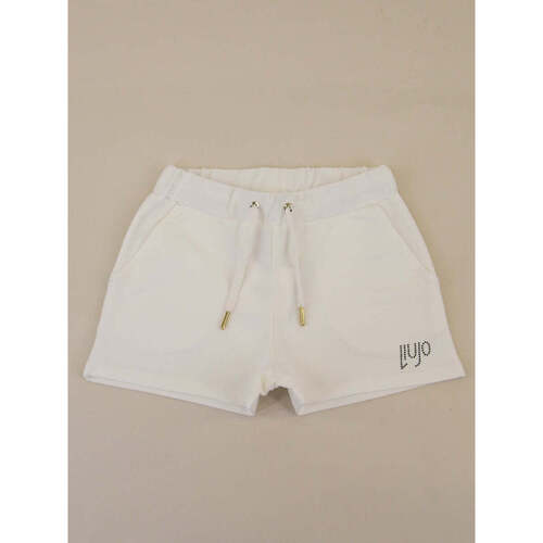 Vêtements Fille Shorts / Bermudas Liu Jo  Blanc