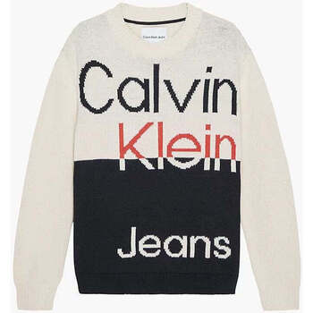 Vêtements Garçon Sweats Calvin Klein Jeans  Jaune