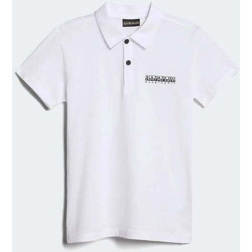 Vêtements Garçon T-shirts & Polos Napapijri  Blanc