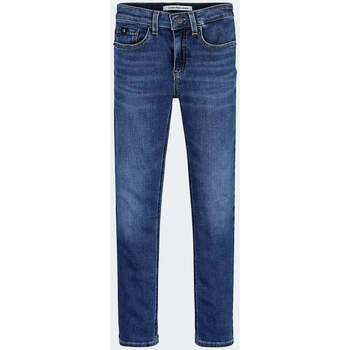 Vêtements Garçon Jeans Calvin Sneakere-monnaie Klein Jeans  Bleu