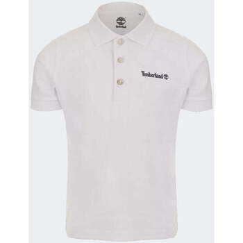 Vêtements Garçon T-shirts & Polos Timberland  Blanc