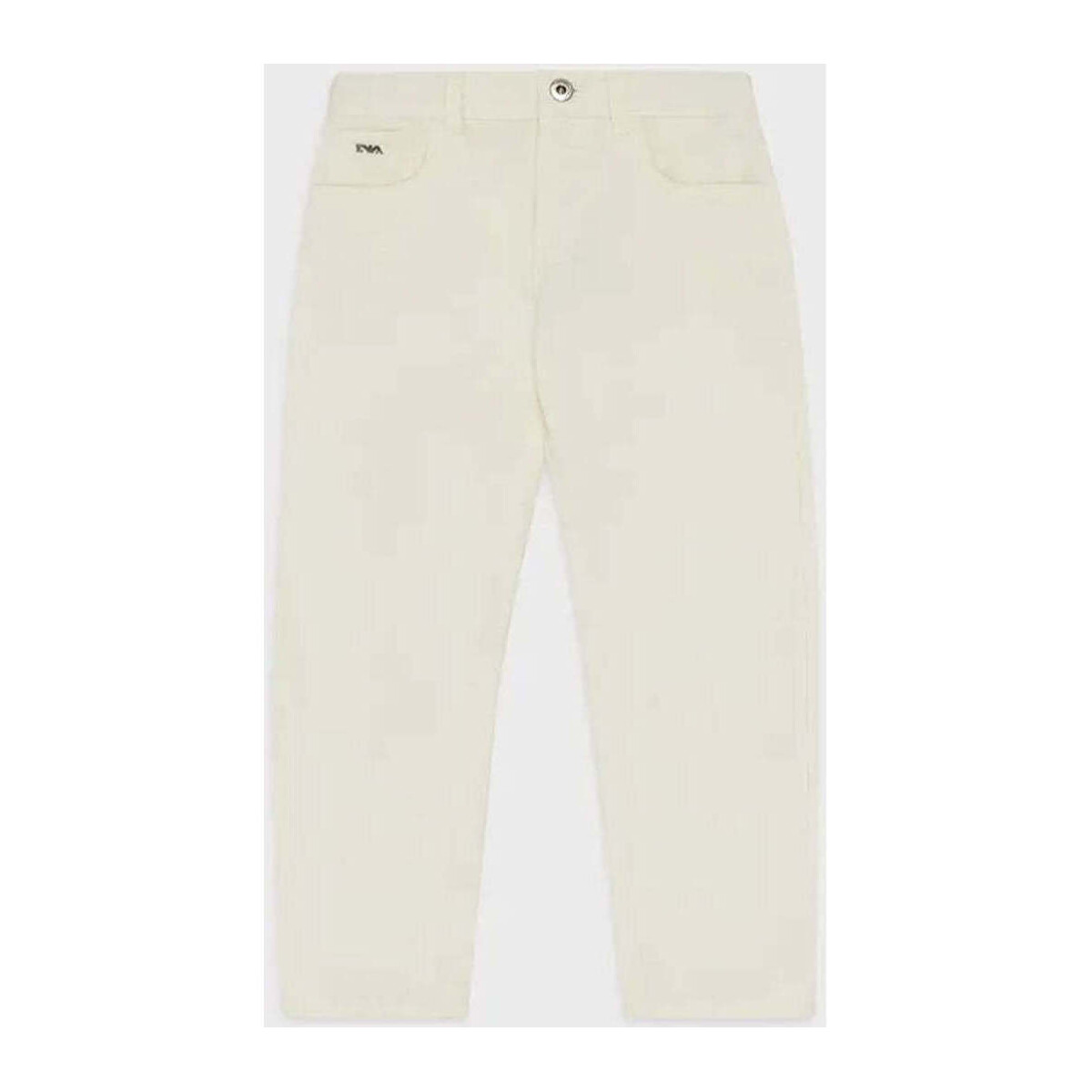 Vêtements Garçon Pantalons Emporio Armani  Blanc