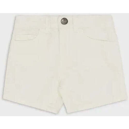 Vêtements Garçon Shorts SATIN / Bermudas Emporio Armani  Blanc