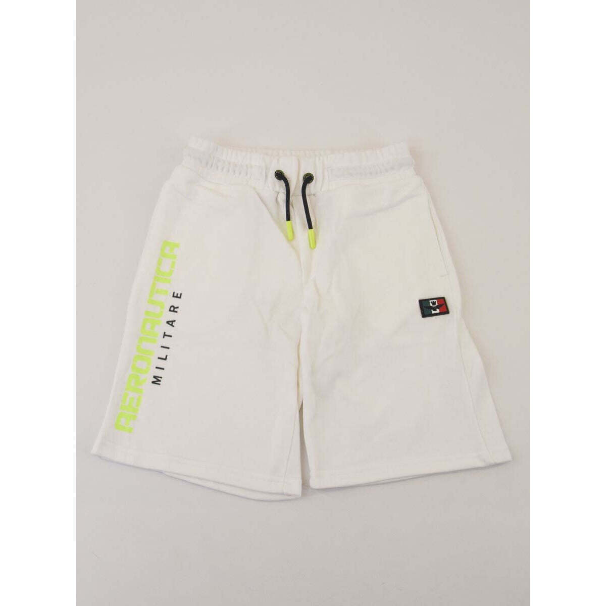 Vêtements Garçon Shorts / Bermudas Aeronautica Militare  Blanc