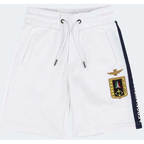 Vêtements Garçon Montane Shorts / Bermudas Aeronautica Militare  Blanc