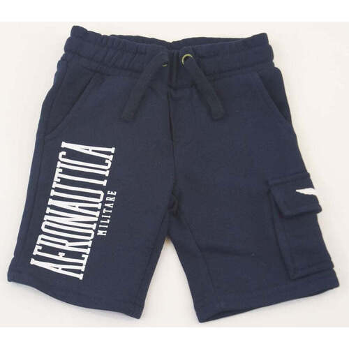 Vêtements Garçon Montane Shorts / Bermudas Aeronautica Militare  Bleu