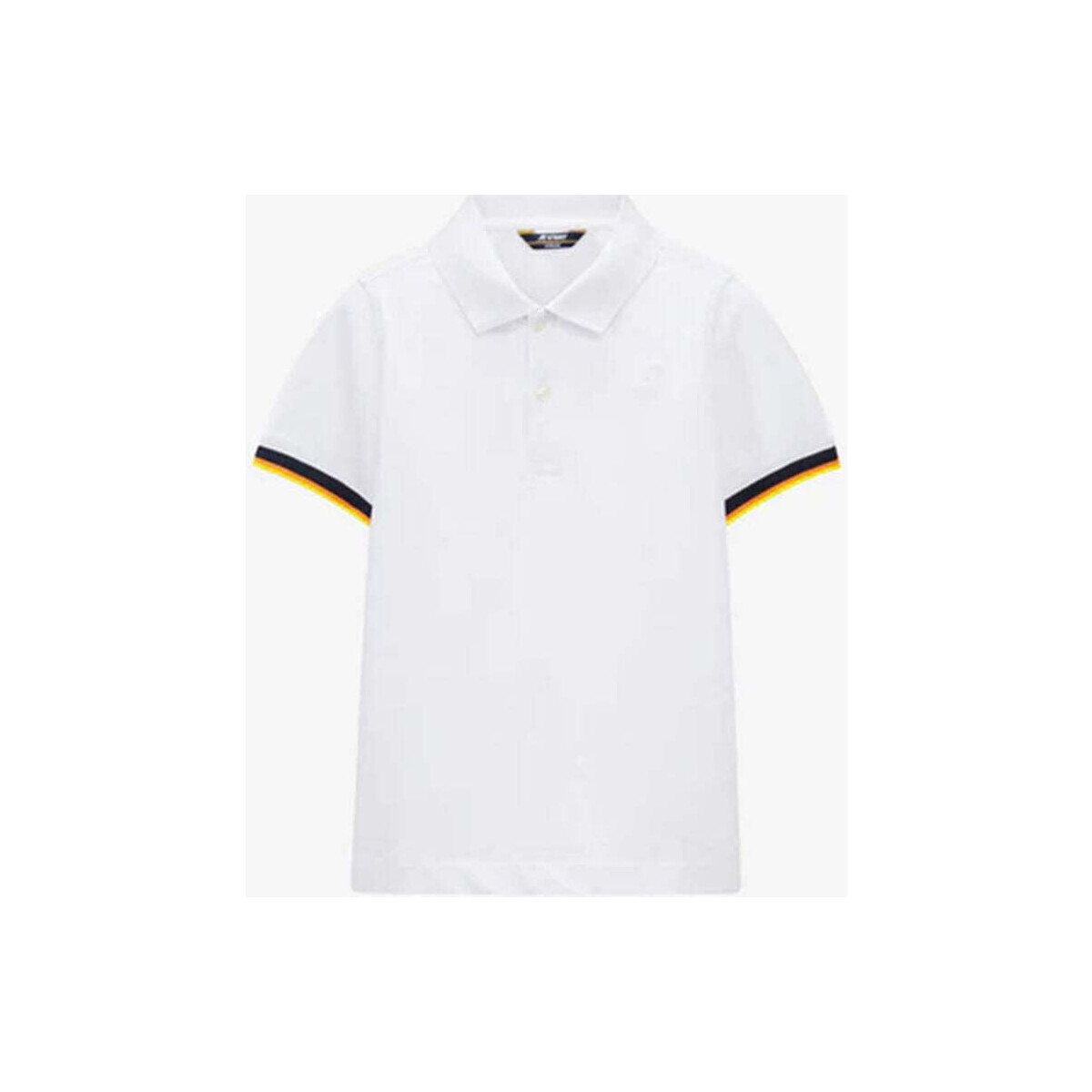 Vêtements Garçon T-shirts & Polos K-Way  Blanc