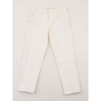 Vêtements Garçon Pantalons Trussardi  Blanc