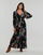 Vêtements Femme Robes longues Desigual POPPY - LACROIX Noir / Multicolore