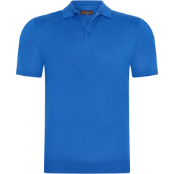Vêtements Homme Polos manches courtes Cappuccino Italia Plain Tricot Polo Bleu