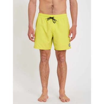 Vêtements Homme Maillots / Shorts de bain Volcom Bañador  boardshort Lido Solid Trunk 16 Limeade Jaune
