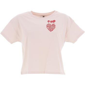Vêtements Fille T-shirts manches courtes Le Temps des Cerises Palmagi baby mc tee girl Rose