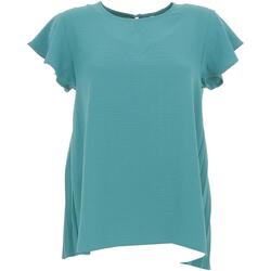 Vêtements Femme T-shirts manches courtes Tiffosi Kara verde mc tee Vert