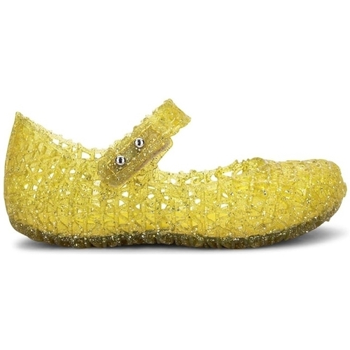 Chaussures Enfant The Happy Monk Melissa MINI  Campana Papel B - Glitter Yellow Jaune