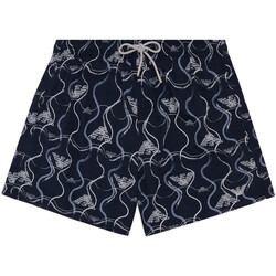 Vêtements cotton Shorts / Bermudas Ea7 Emporio Armani BEACHWEAR Bleu