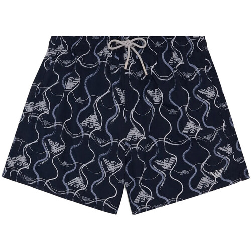 Vêtements Homme Shorts / Bermudas Emporio Armani Kids Girls Jumpers & Knitwear for Kidsni BEACHWEAR Bleu