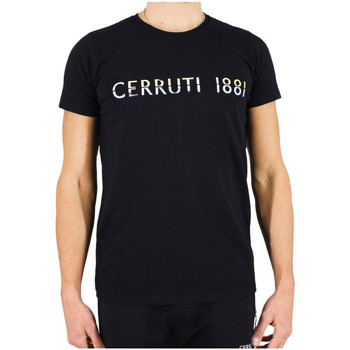 Vêtements Homme T-shirts dress manches courtes Cerruti 1881 Trapani Noir