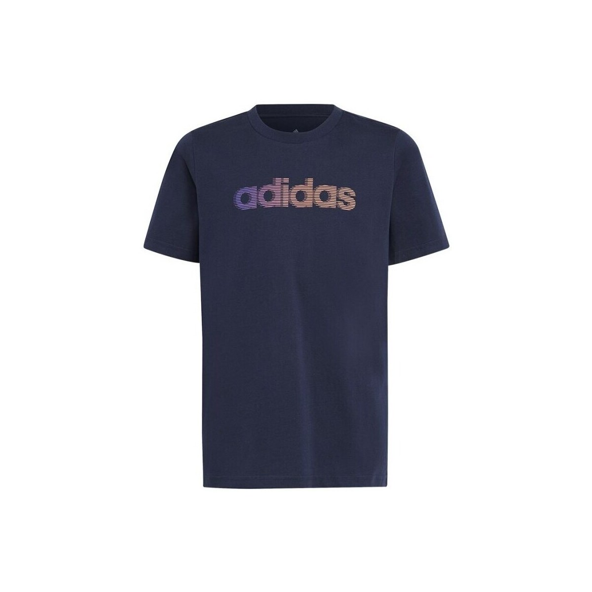 Vêtements Garçon T-shirts manches courtes adidas Originals Lin GT Tee JR Marine
