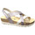 Chaussures Femme Sandales et Nu-pieds Plakton CALYPSO GRAFITO ORO