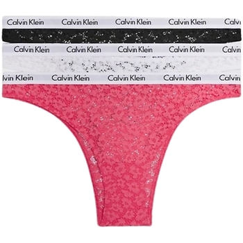 Sous-vêtements Femme Culottes & slips Calvin Klein Jeans Lot de 3 culottes bresiliennes  Ref 59712 BP3 Multicolore