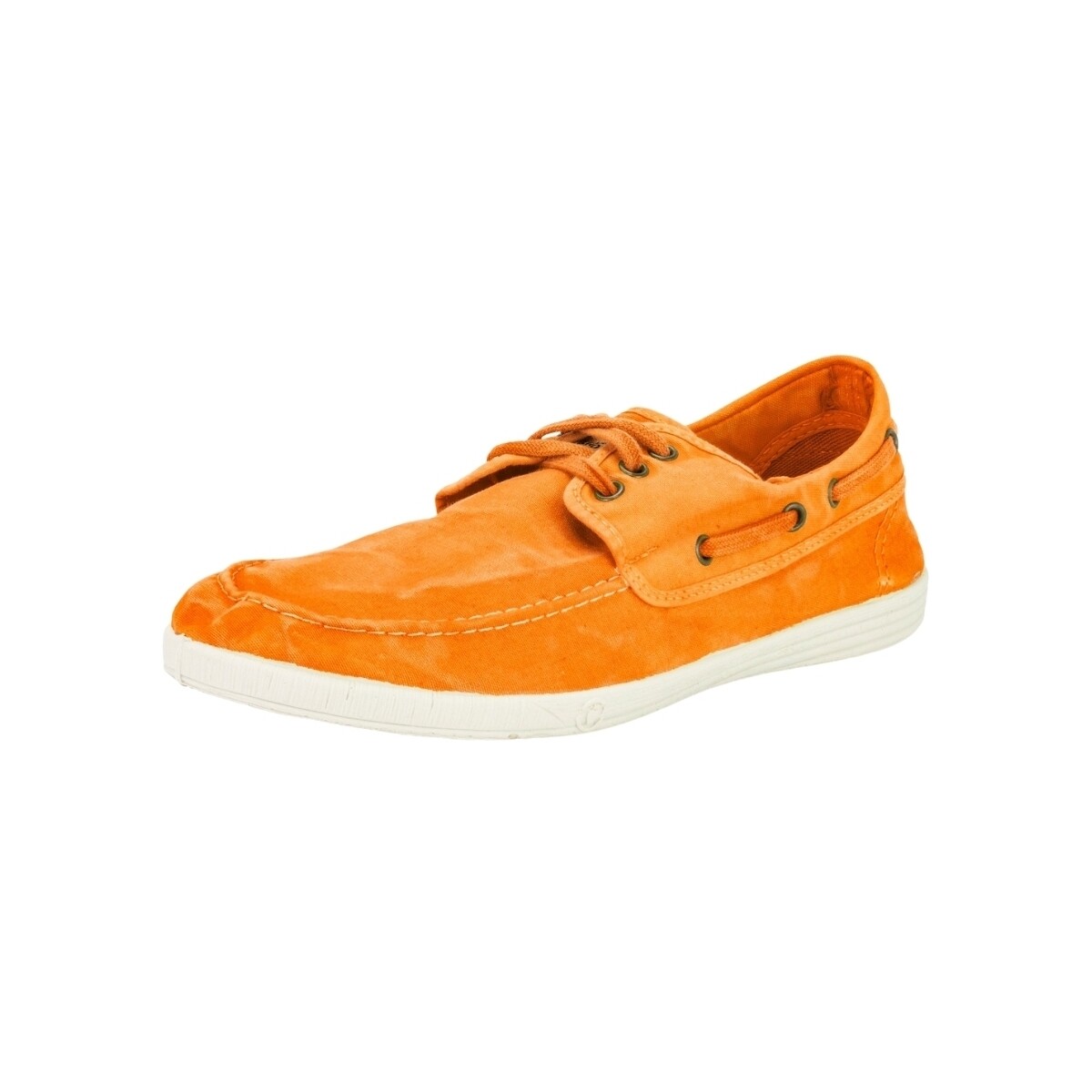 Chaussures Homme Baskets mode Natural World Bateau  Ref 59739 654 Mandarine Orange