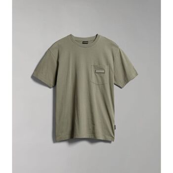 Vêtements Homme T-shirts & Polos Napapijri S-MORGEZ NP0A4GBP-GAE GREEN LICHEN Vert
