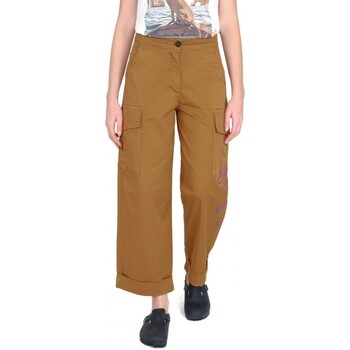 Vêtements Femme Jeans Ko Samui Tailors Pantalon Cargo Relief Marron