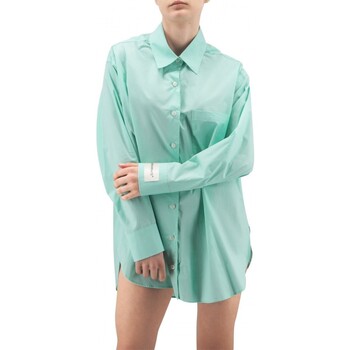 Vêtements Femme T-shirts & Polos Hinnominate Surchemise en coton avec Etk Vert