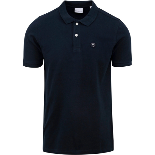 Vêtements Homme T-shirts & Polos Knowledge Cotton Apparel Polo Marine Bleu