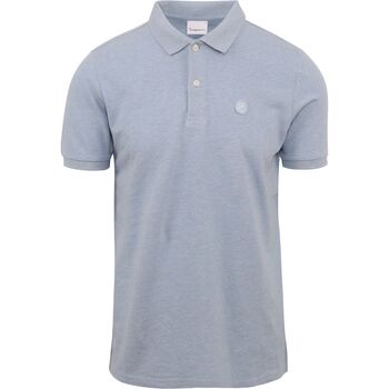 Vêtements Homme T-shirts & Polos Knowledge Cotton Apparel Polo Bleu Clair Bleu