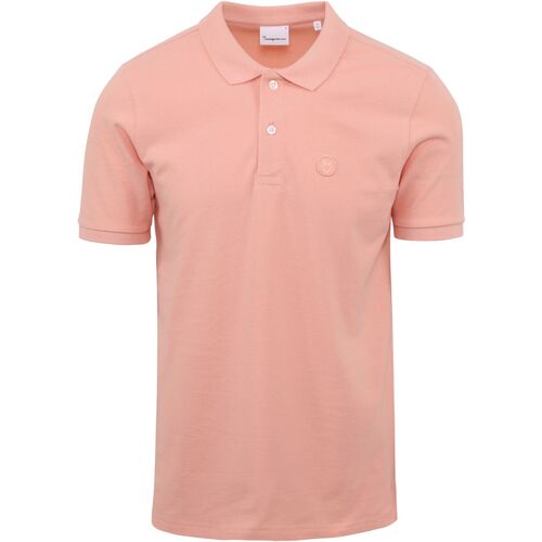 Vêtements Homme T-shirts & Polos Knowledge Cotton Apparel Polo Rose Rose