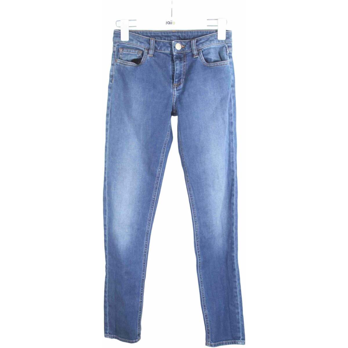 Vêtements Femme fringed stripe shorts Jean en coton Bleu