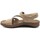 Chaussures Femme Sandales et Nu-pieds Walk & Fly SANDALE WALK & FLY 3861-35580 CUIR GRIS Marron