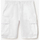Vêtements Homme Shorts / Bermudas Le Temps des Cerises Bermuda en lin rocca blanc Blanc